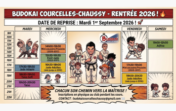 La Rentrée du BUDOKAÏ